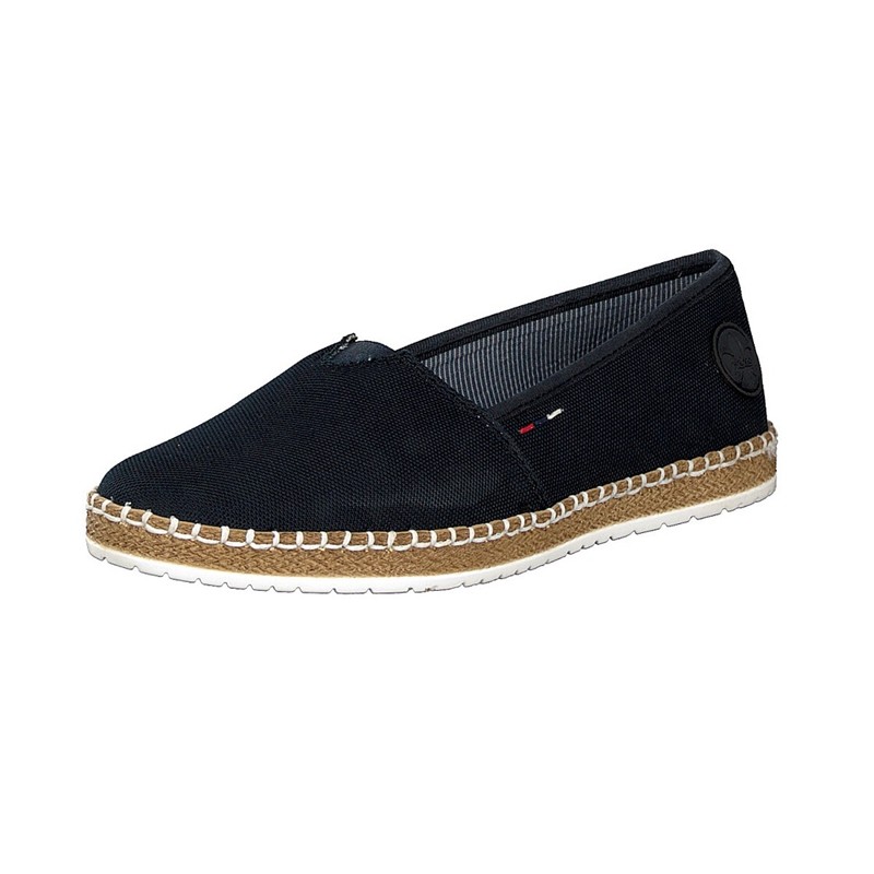 Slip On Rieker M2278-14 Para Mulher - Azuis